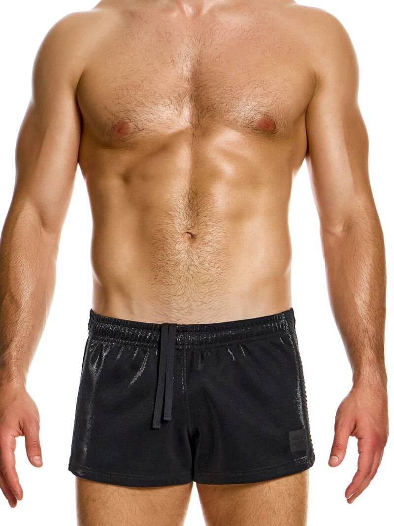 Modus Vivendi 80's Retro Vintage-Vibe Velvet Mini Short