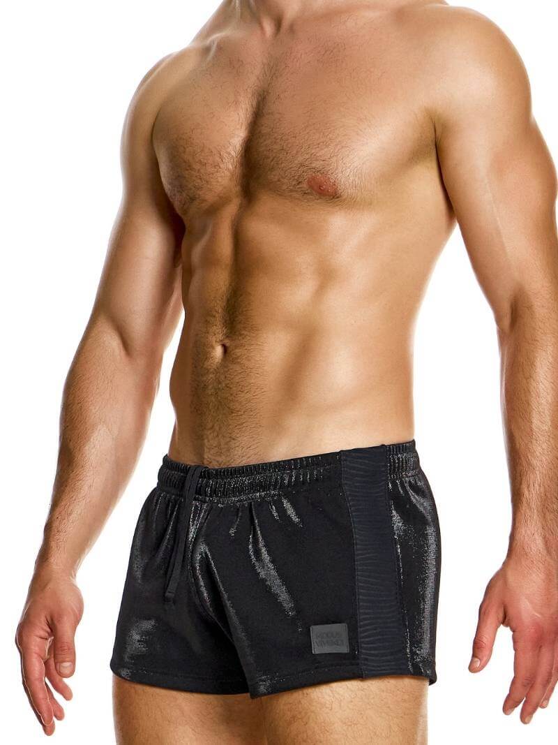 Modus Vivendi 80's Retro Vintage-Vibe Velvet Mini Short