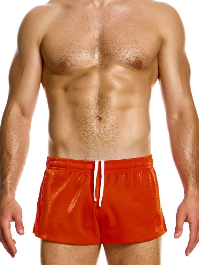 Modus Vivendi 80's Retro Vintage-Vibe Velvet Mini Short