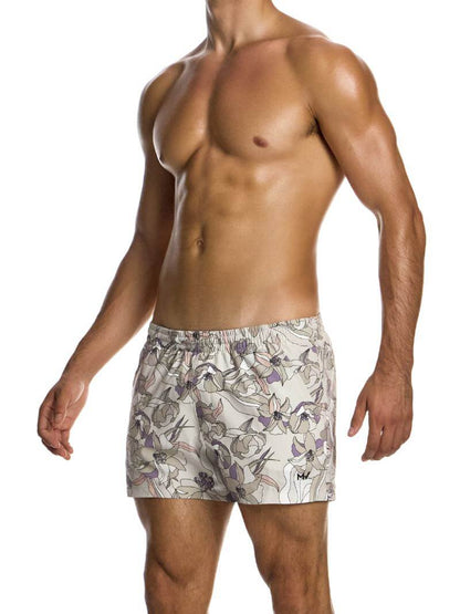 MODUS VIVENDI Art Nouveau Swim Shorts: Short Leg & Pockets