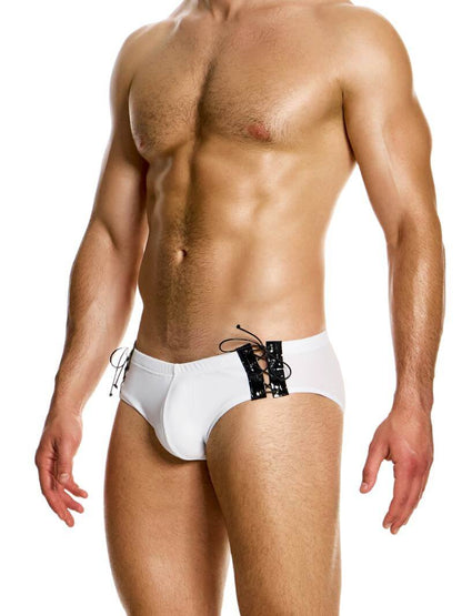 MODUS VIVENDI Boudoir Lace-Up Swimming Brief