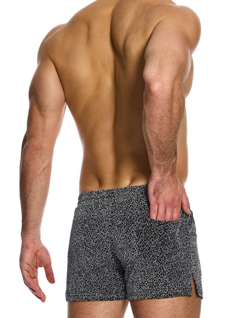 Modus Vivendi Crackled Metallic Yarn Shorts