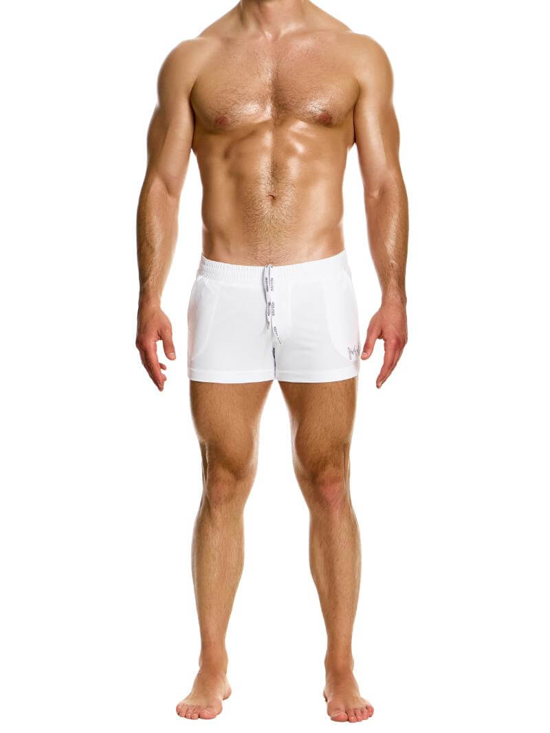 Modus Vivendi Diamonds Swim Shorts: Short Leg & Pockets