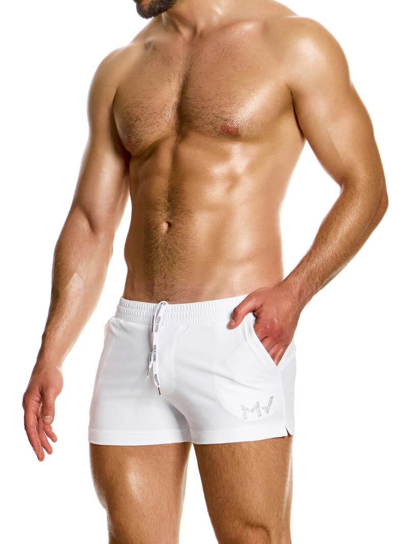 Modus Vivendi Diamonds Swim Shorts: Short Leg & Pockets