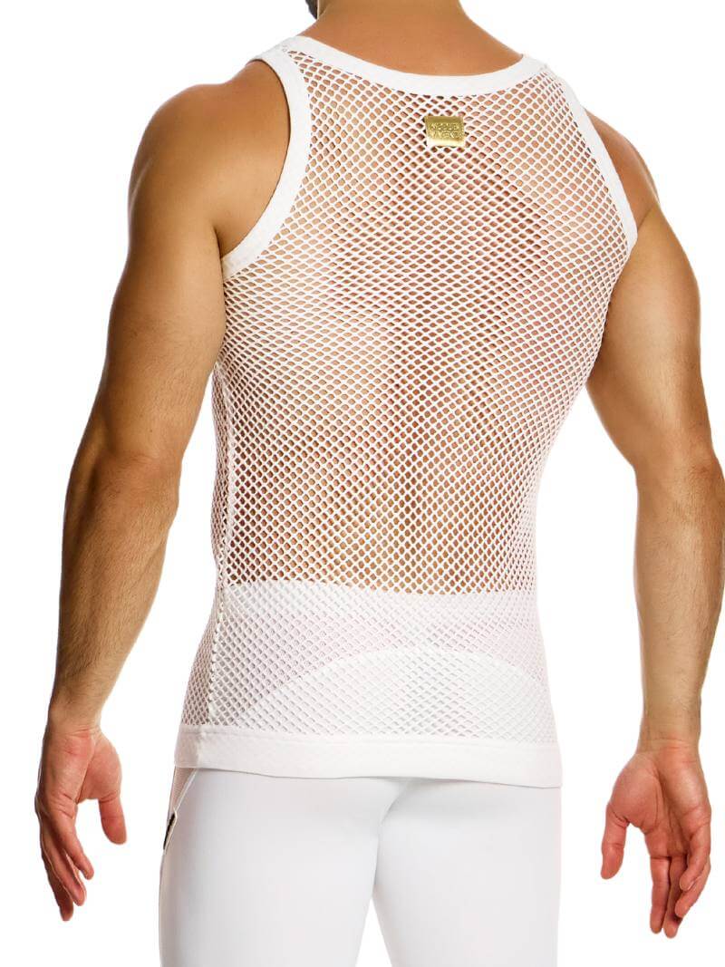 Modus Vivendi See-Through Mesh Tank Top