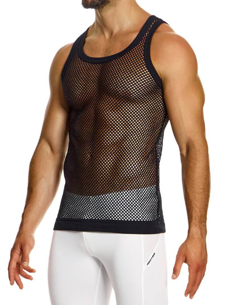 Modus Vivendi See-Through Mesh Tank Top