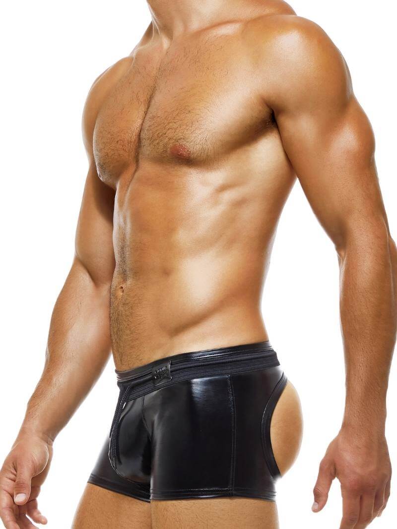 Modus Vivendi Latex Look Backless Boxer