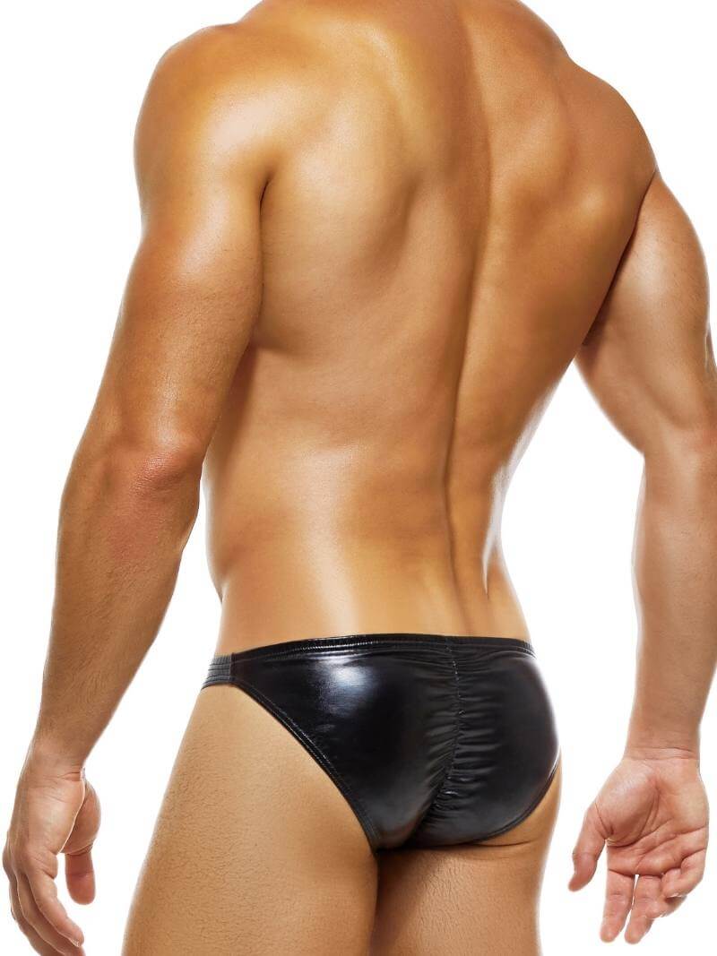 Modus Vivendi Latex Look Mini Brief, Butt Accentuating