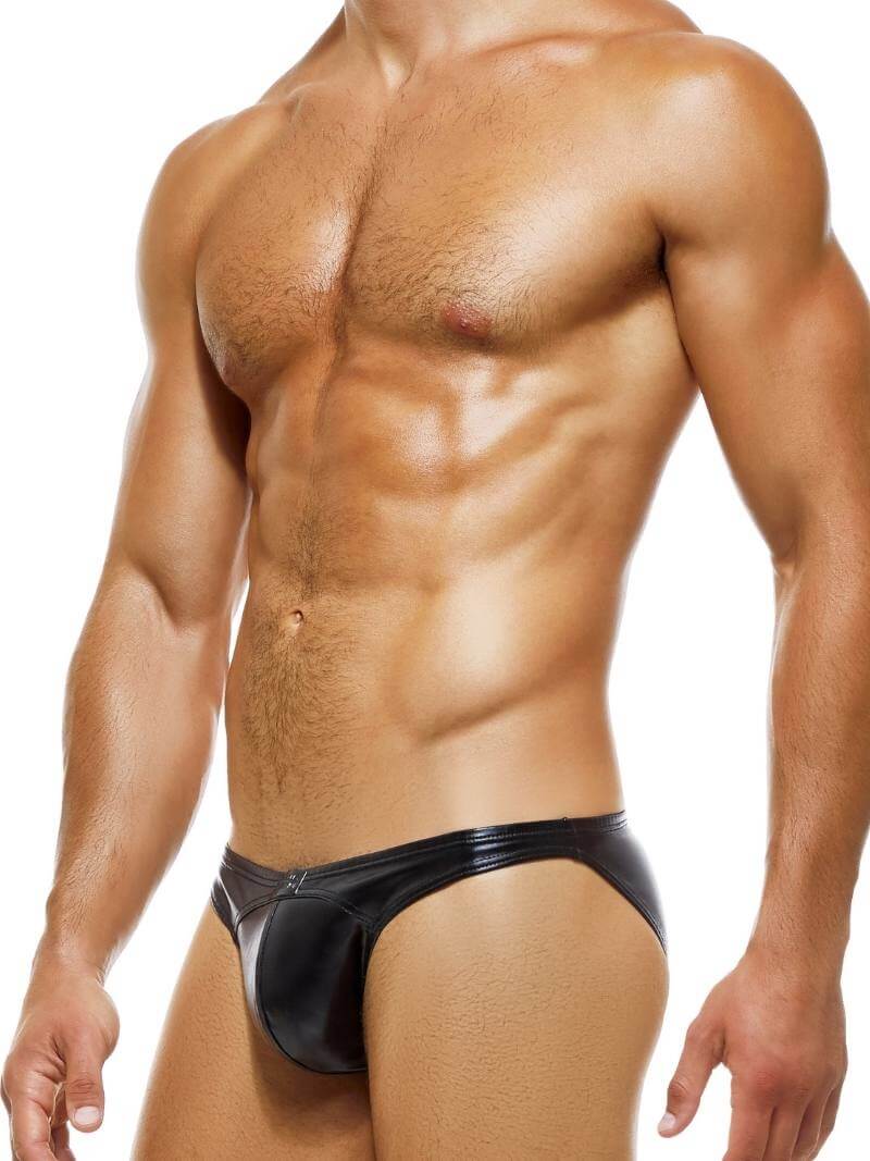 Modus Vivendi Latex Look Mini Brief, Butt Accentuating