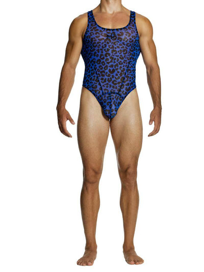 MODUS VIVENDI Leopard Bodysuit Leotard with Thong Rear