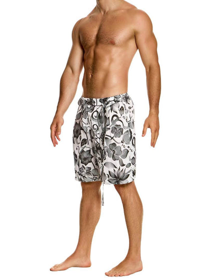 MODUS VIVENDI Viennese Floral Long-Leg Bermuda Beach Short