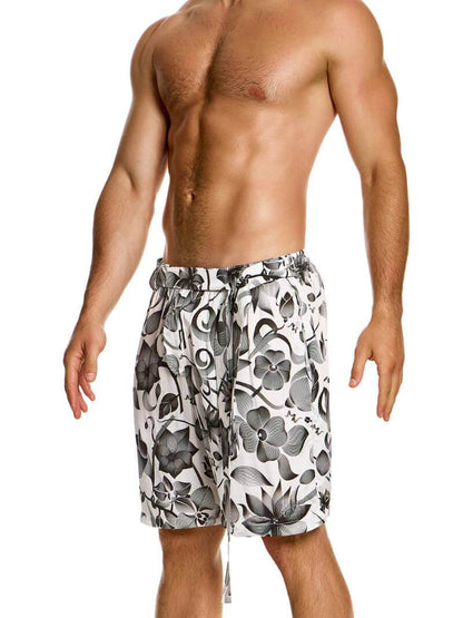 MODUS VIVENDI Viennese Floral Long-Leg Bermuda Beach Short