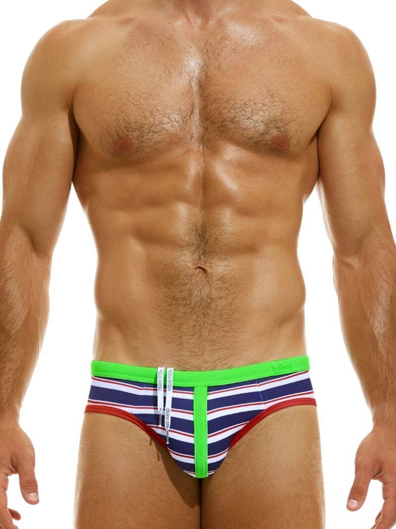 Modus Vivendi Marine Striped Swim Brief