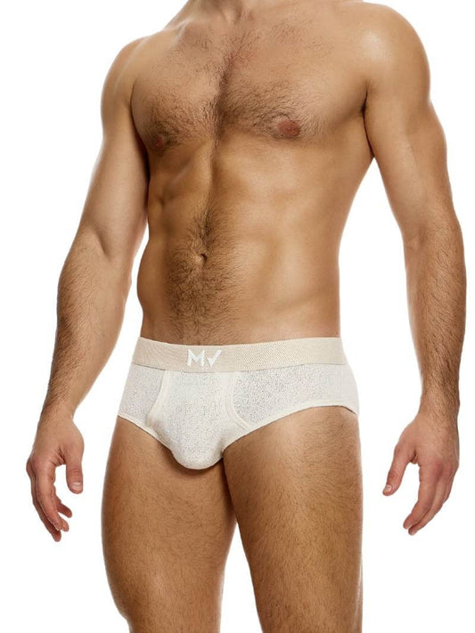 Mens MODUS VIVENDI Plain Knit Classic Brief