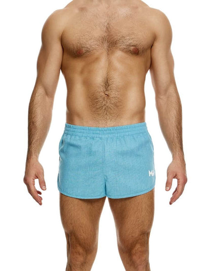 MODUS VIVENDI Lightweight Linen Short, Curved Leg Jogging Style