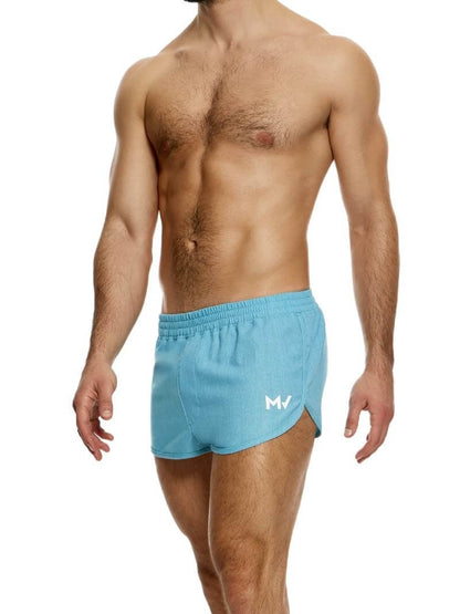 MODUS VIVENDI Lightweight Linen Short, Curved Leg Jogging Style