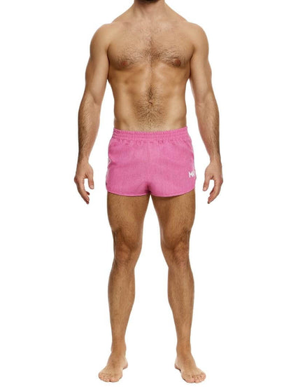 MODUS VIVENDI Lightweight Linen Short, Curved Leg Jogging Style