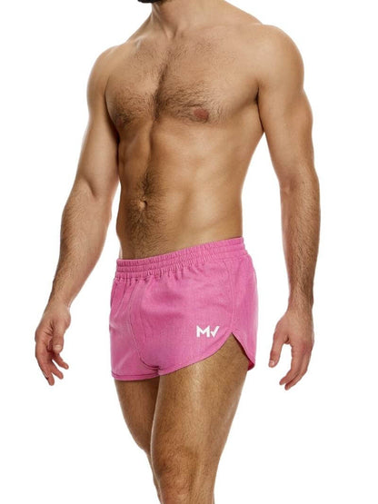 MODUS VIVENDI Lightweight Linen Short, Curved Leg Jogging Style