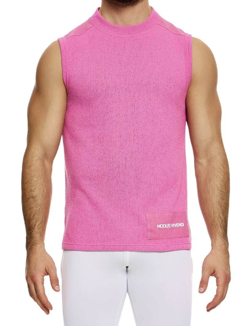 Modus Vivendi Plain Knit Sleeveless Tank