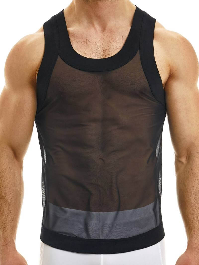 Modus Vivendi Sheer Muslin Tank Top