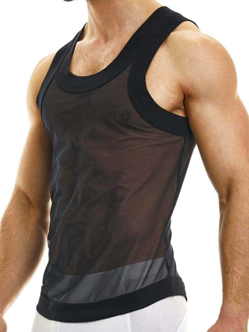 Modus Vivendi Sheer Muslin Tank Top