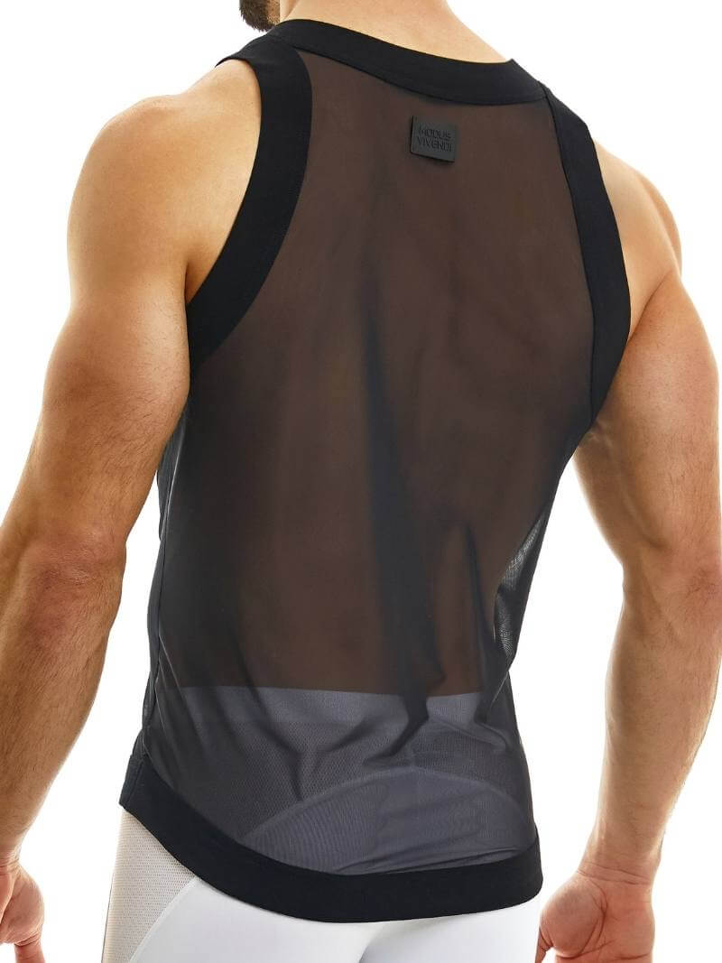 Modus Vivendi Sheer Muslin Tank Top