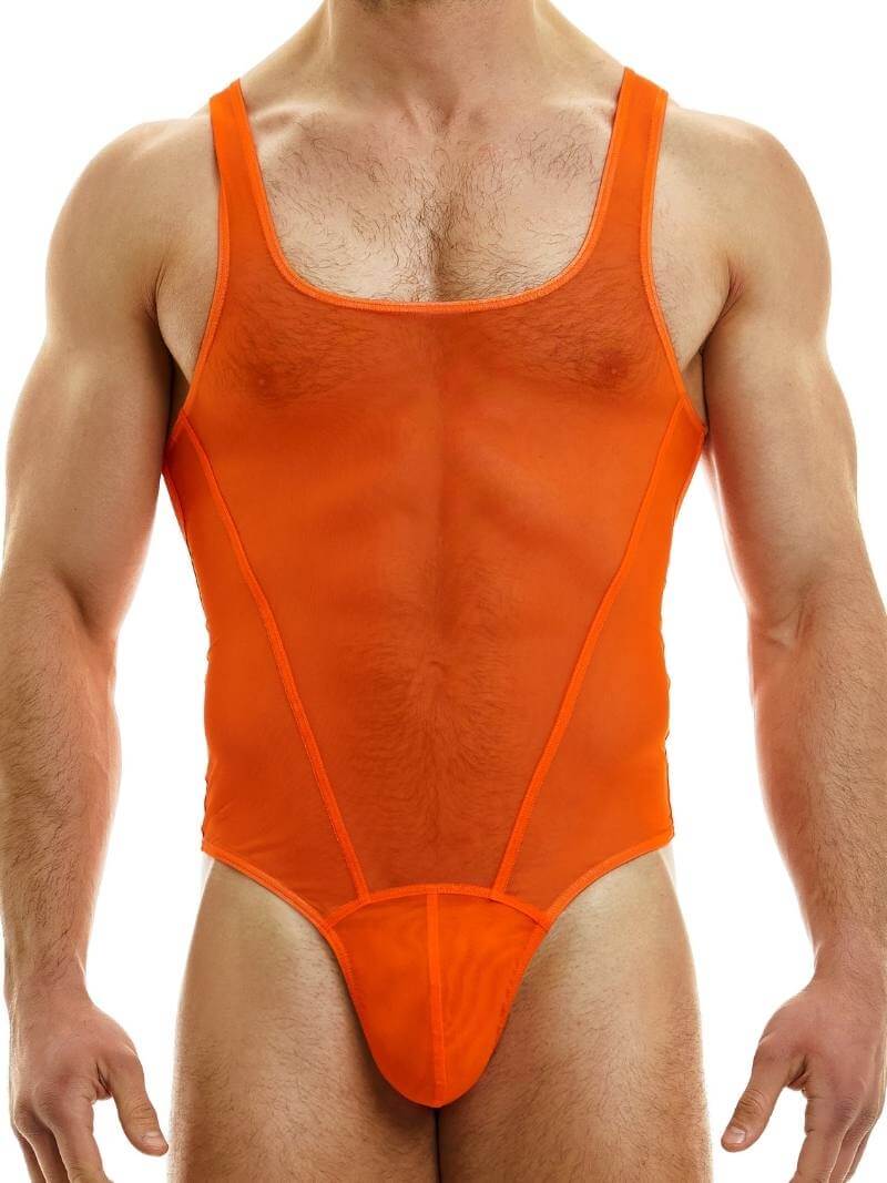 Modus Vivendi Sheer Muslin Thong Bodysuit