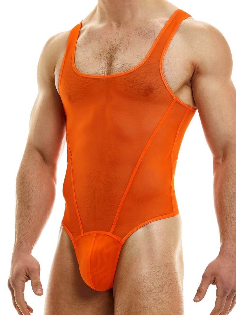 Modus Vivendi Sheer Muslin Thong Bodysuit