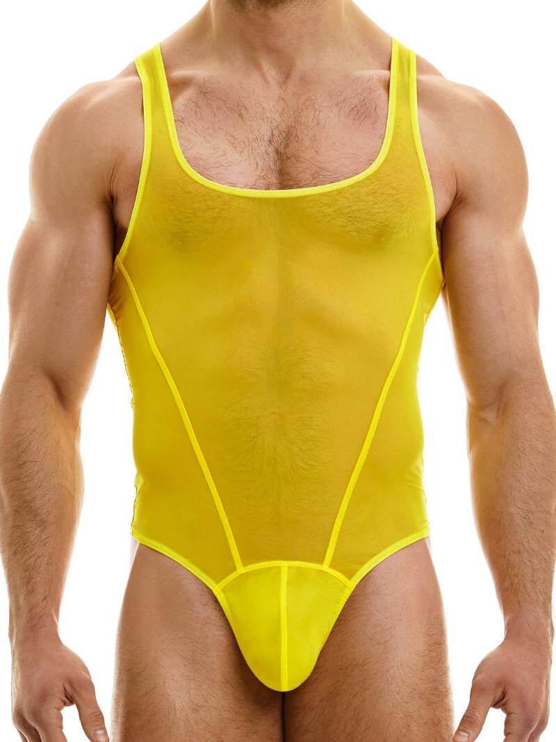 Modus Vivendi Sheer Muslin Thong Bodysuit