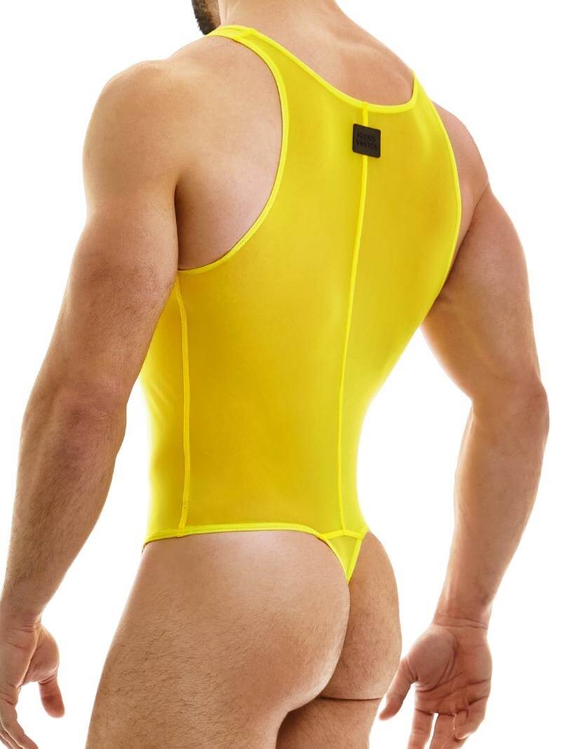 Modus Vivendi Sheer Muslin Thong Bodysuit