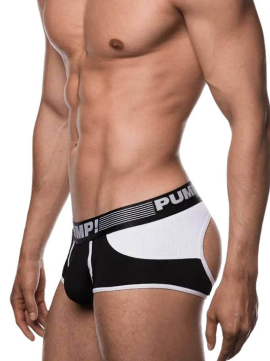 PUMP Underwear Access Open Back Trunk, Black