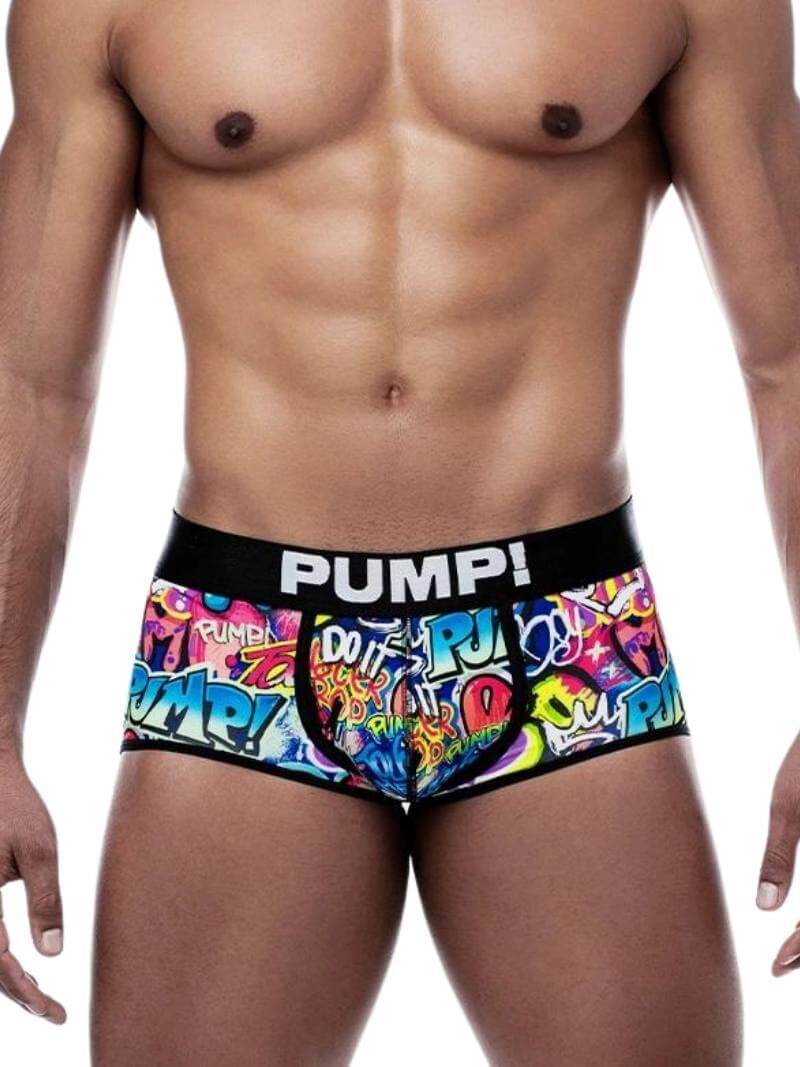 PUMP Underwear Graffiti Access Backless Trunk