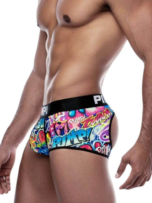 PUMP Underwear Graffiti Access Backless Trunk