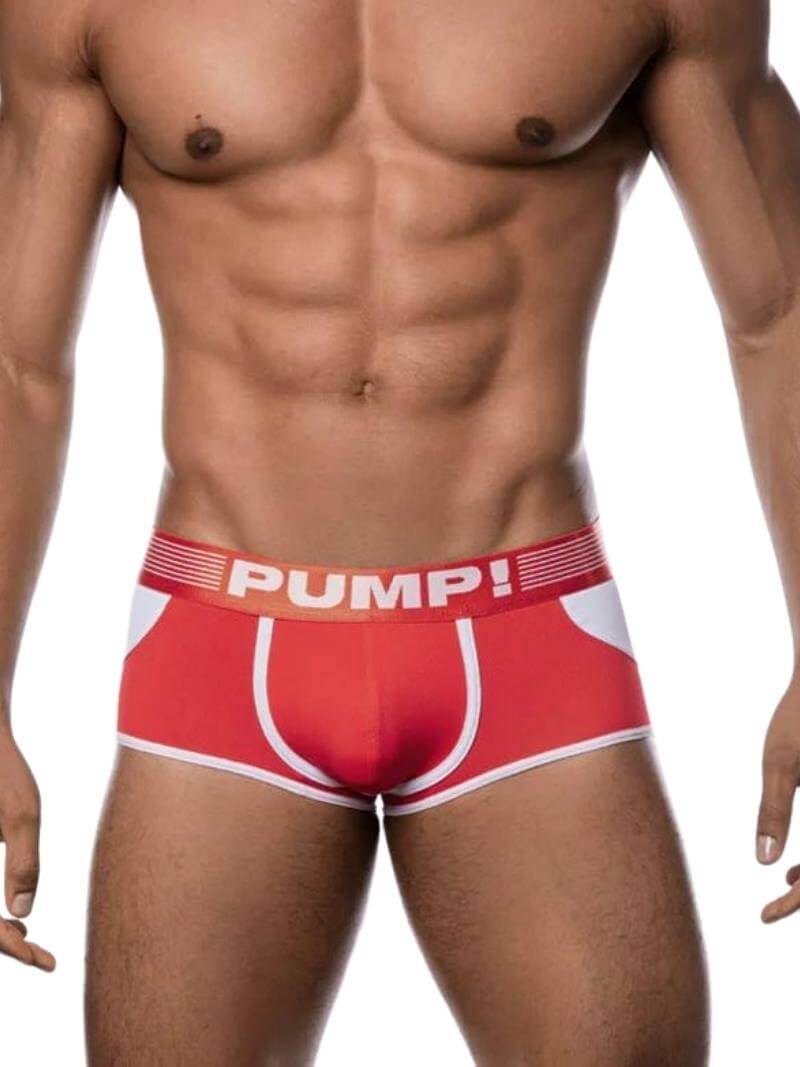 PUMP Underwear Access Backless Trunk, Red