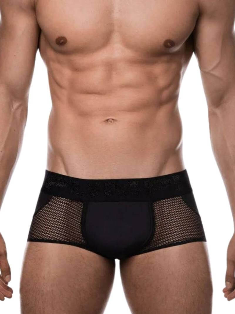 PUMP Underwear Switch Semi See-Through Mesh Backless Access Trunk