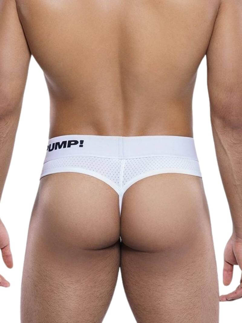 PUMP! Classic White Thong