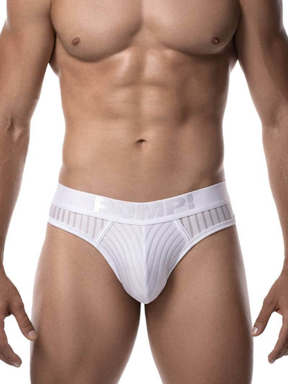 This image features the PUMP! Whisper Thong, showcasing a minimalist design ideal for nighttime elegance. The thong is presented in a sleek black color, emphasizing a subtle yet sophisticated aesthetic.