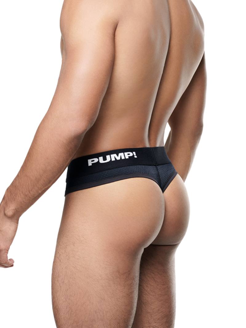 PUMP! Classic Black Thong