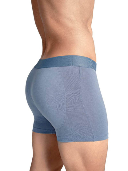 Rounderbum Enhancing & Reshaping Boxer Brief with Padded Bum and Pouch, Light Blue