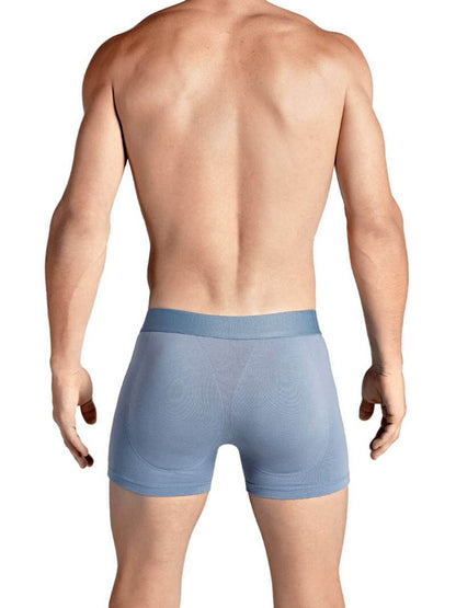 Rounderbum Enhancing & Reshaping Boxer Brief with Padded Bum and Pouch, Light Blue