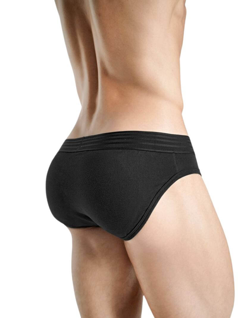 Rounderbum Padded Brief with Smart Package Cup: Pouch + Bum Padding!