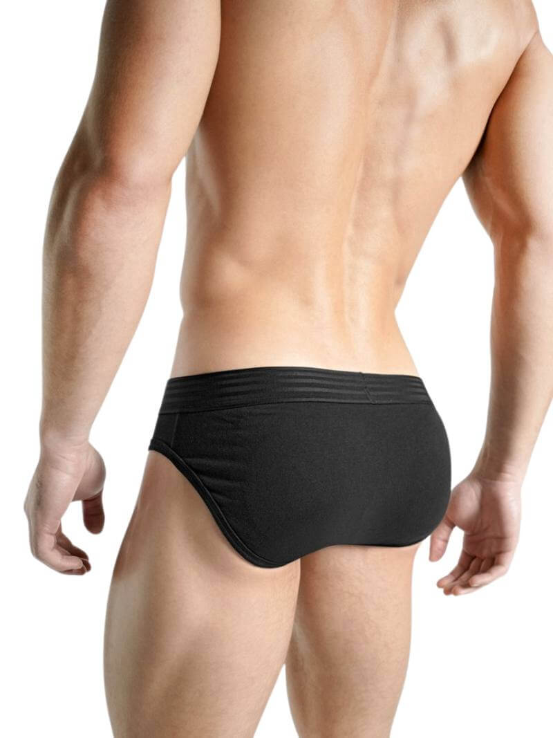 Rounderbum Padded Brief with Smart Package Cup: Pouch + Bum Padding!