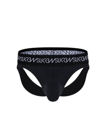 SUKREW Domino Jock V Thong with Large Pouch