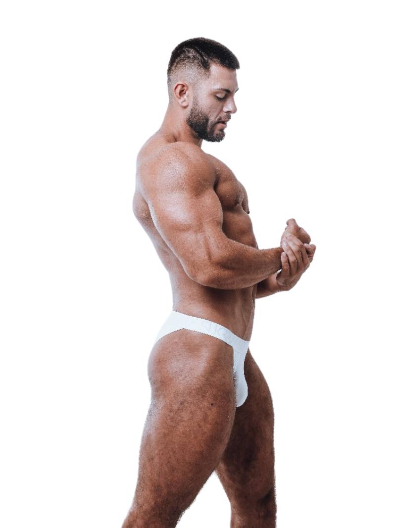 SUKREW White Cotton Tanga Brief