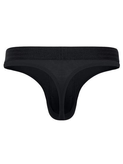 Black men's underwear on a white background