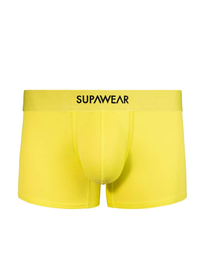 neon boxer briefs with 'Supawear' branding on a white background