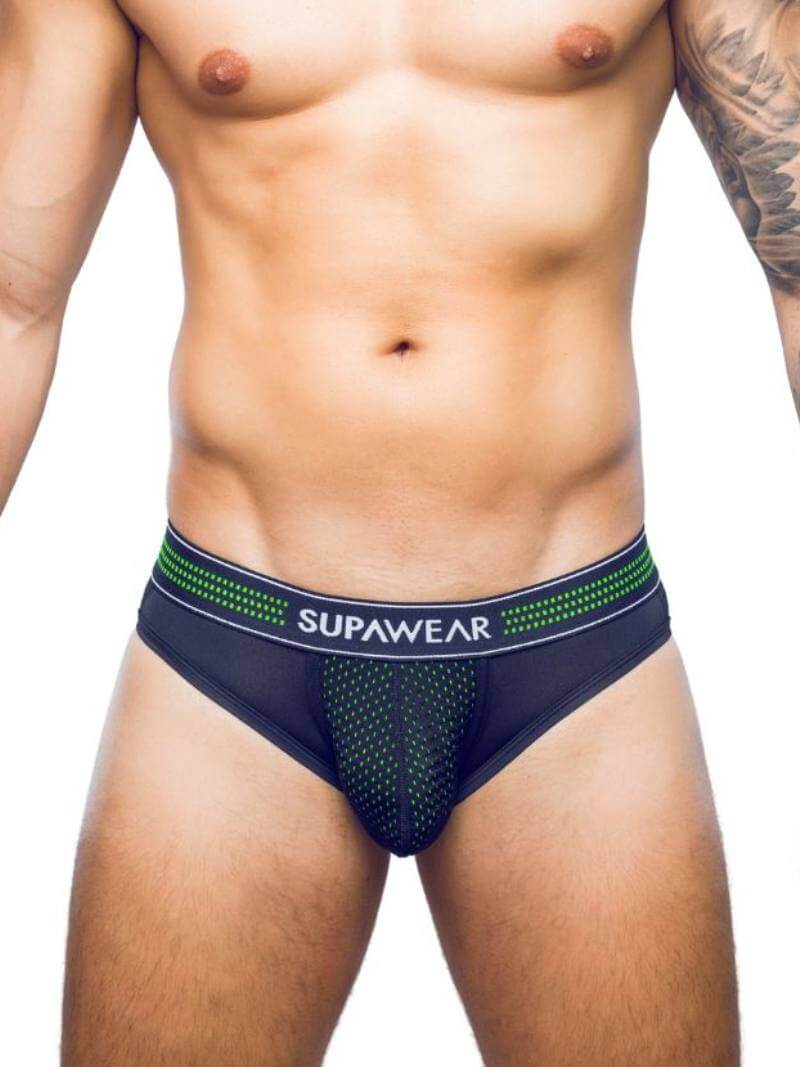 Supawear Neon Mesh Brief