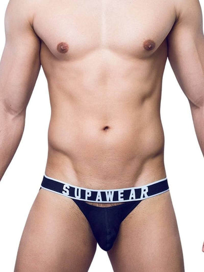 Men's Supawear Ribbed Slashed Jockstrap with XCURV Enhanced Pouch