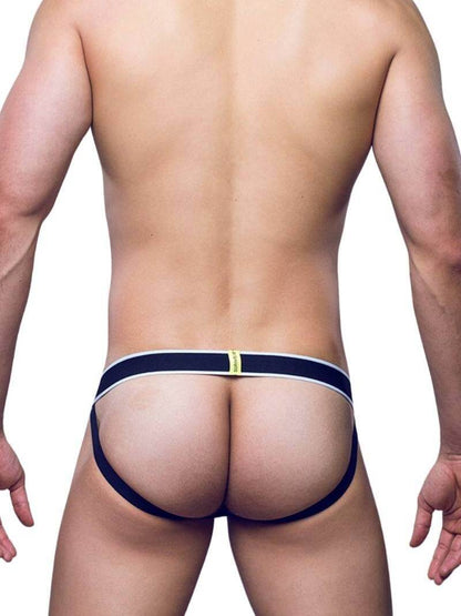 Men's Supawear Ribbed Slashed Jockstrap with XCURV Enhanced Pouch