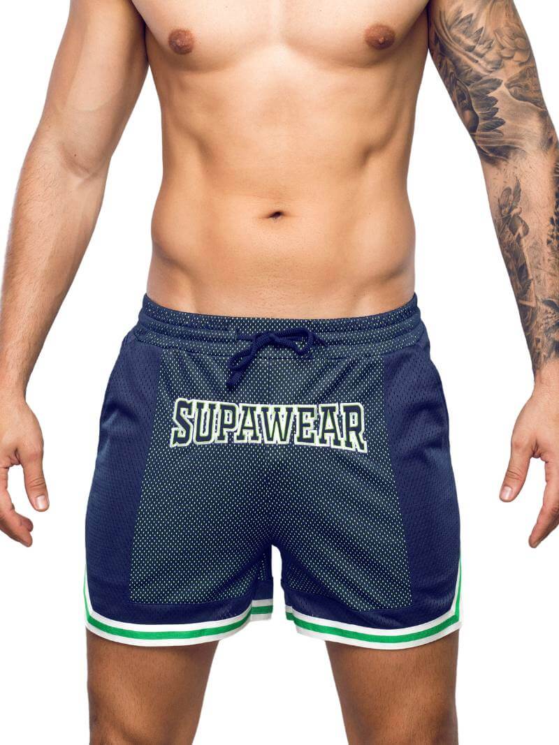 Supawear Swish Mesh Mid-Thigh Sports Shorts